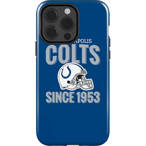 NFL Indianapolis Colts Helmet iPhone 15 Pro Impact Case